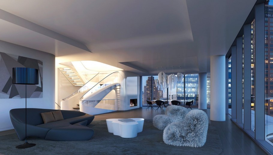 520 West 28th Street Zaha Hadid интерьер