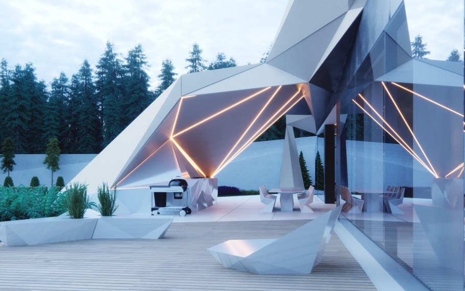Футуризм в загородном доме