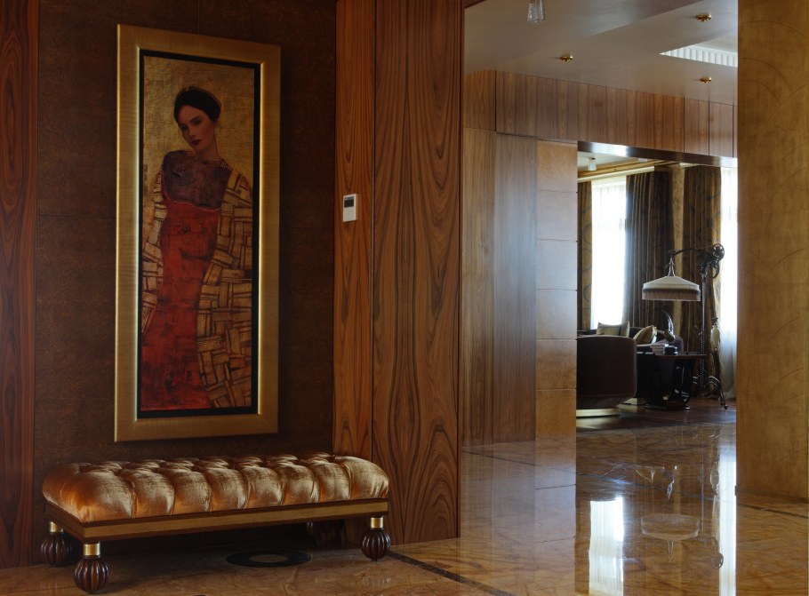 Интерьер коридора в африканском стиле