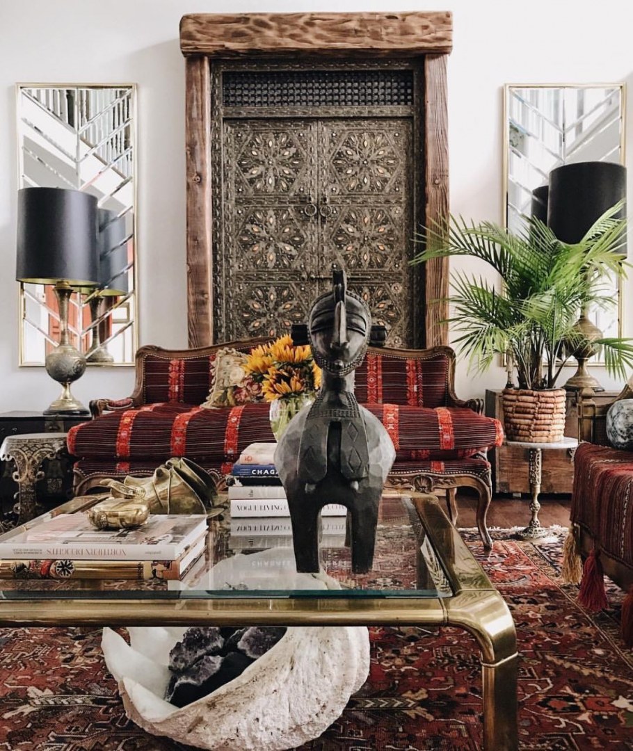 Холл интерьер Африканский стиль