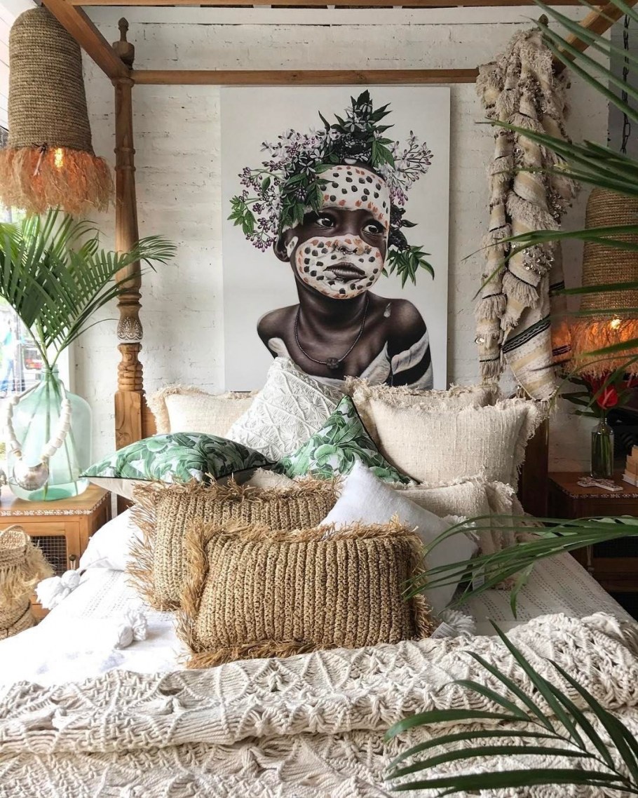 Спальня в африканском стиле