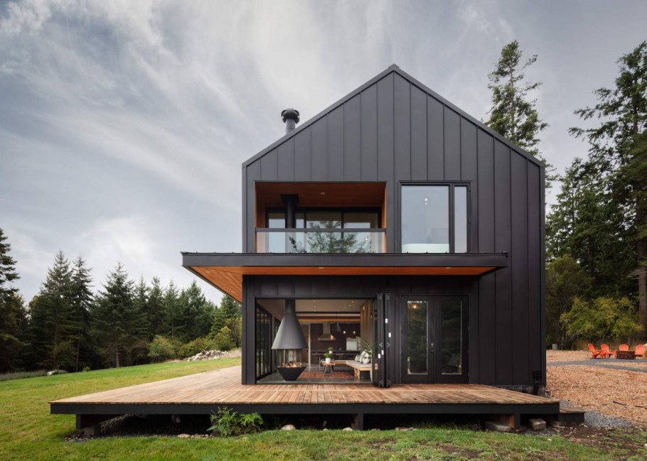 Дом в стиле барнхаус двухэтажный