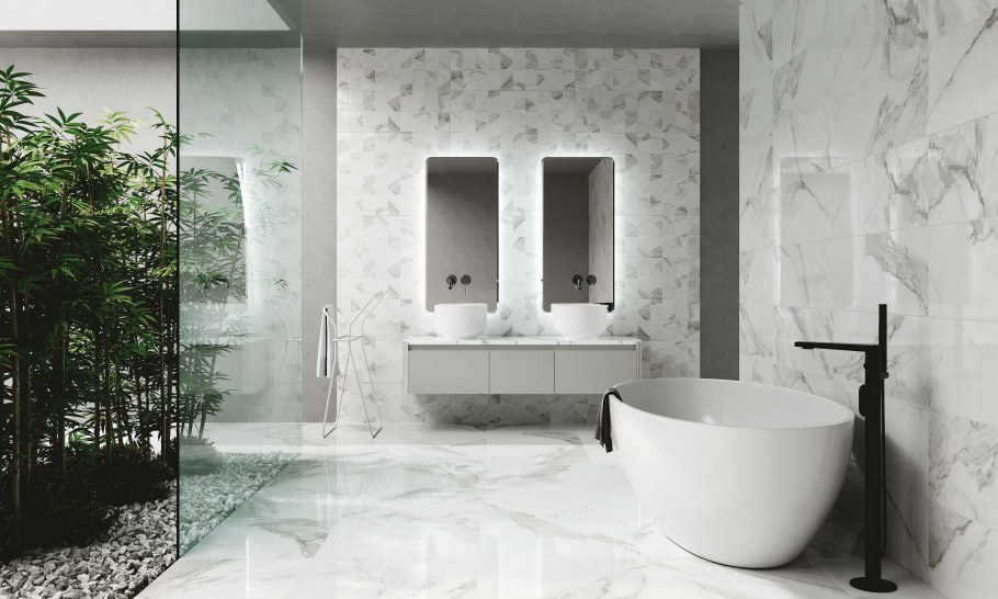 Sinfonia Marblestone Calacatta Gold 32x90