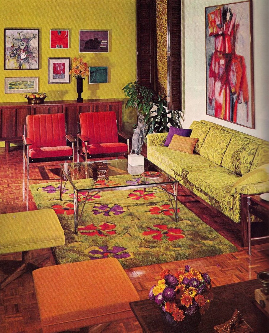 Ретро интерьер