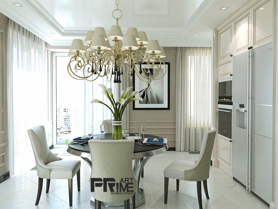 Нео Классик интерьер кухни