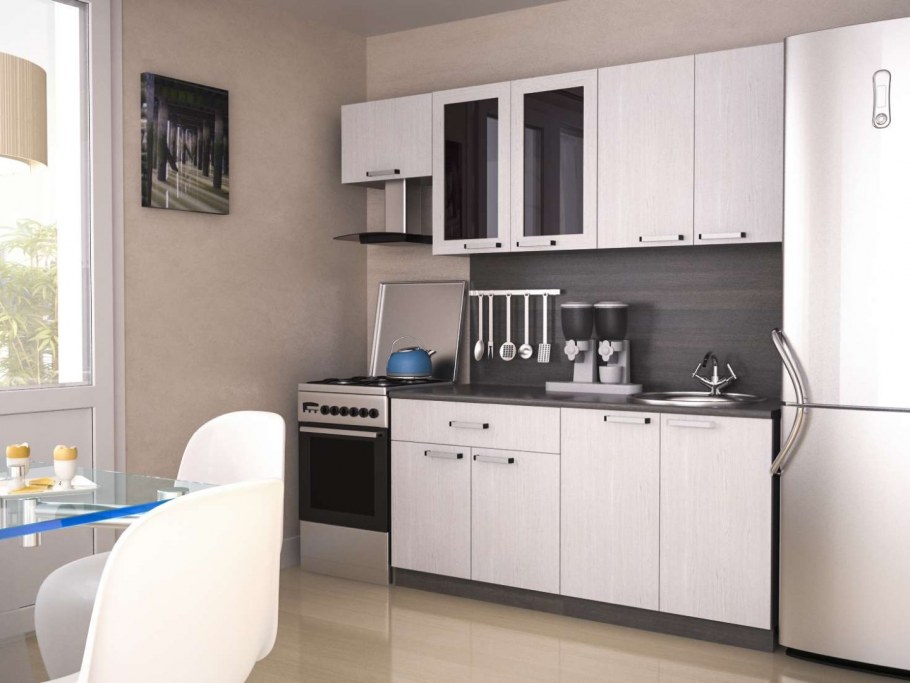 Кухонный гарнитур прямой