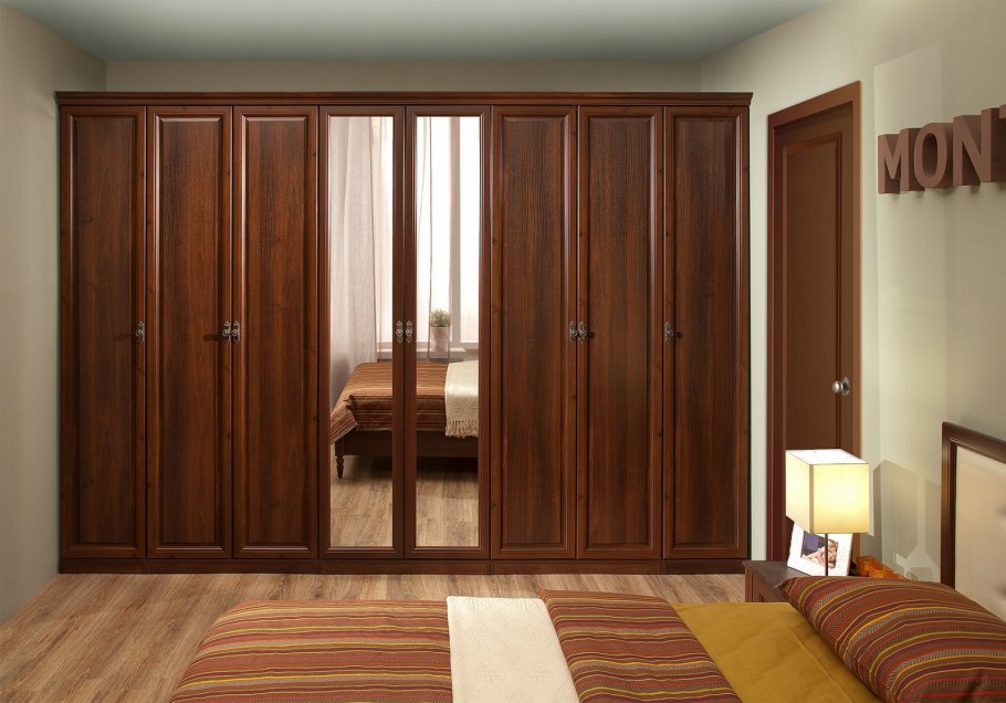 Шкаф Леон 2 распашной глянец