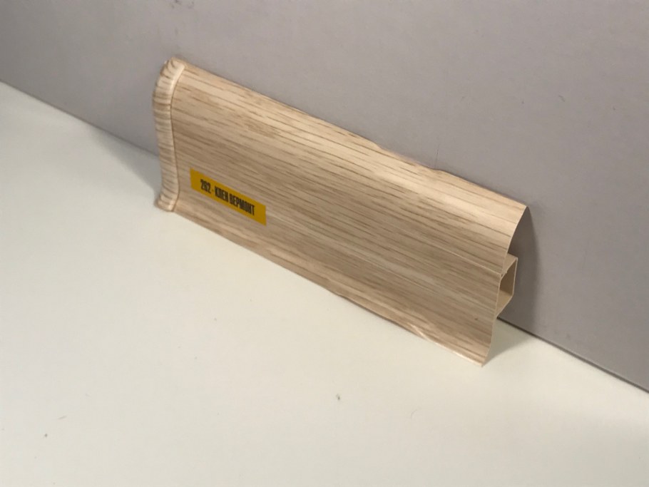 Плинтус ideal комфорт 55 клен Вермонт