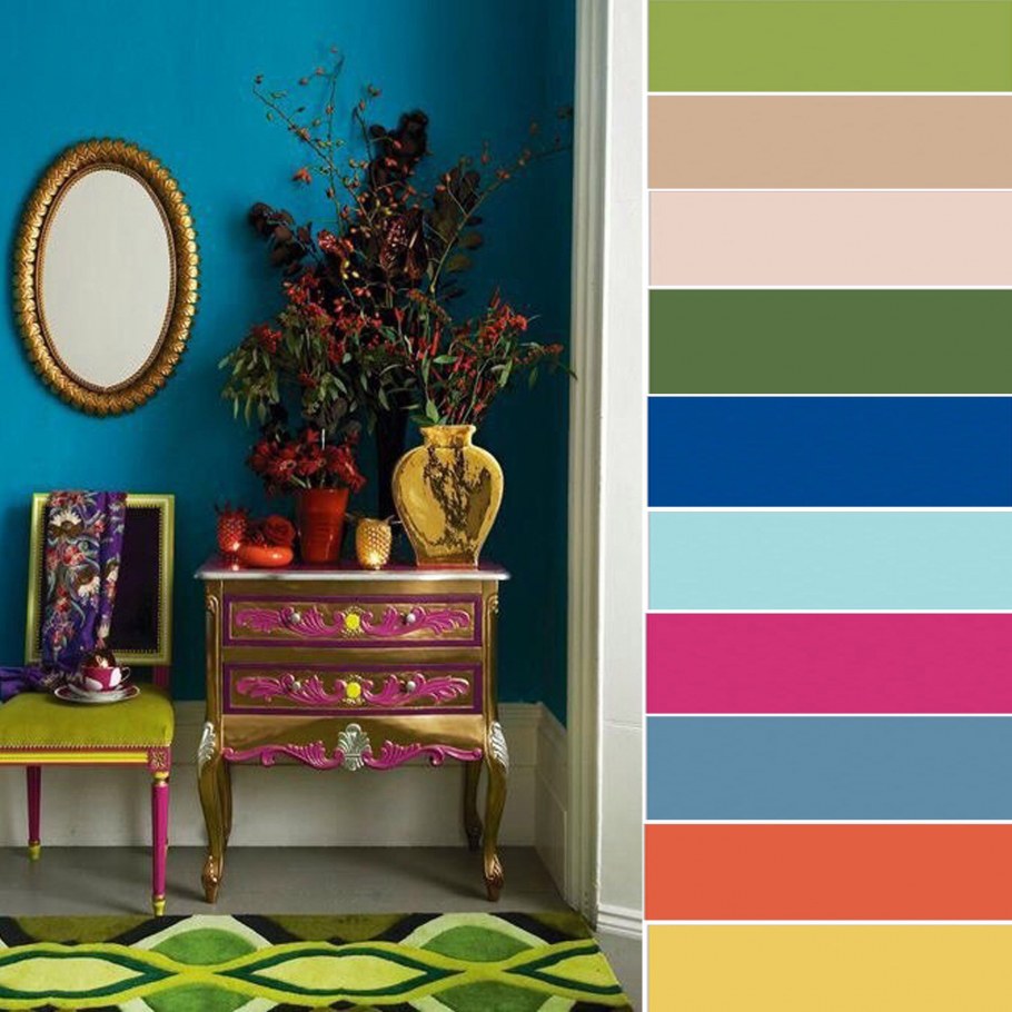 Сочетание бежевого и сиреневого