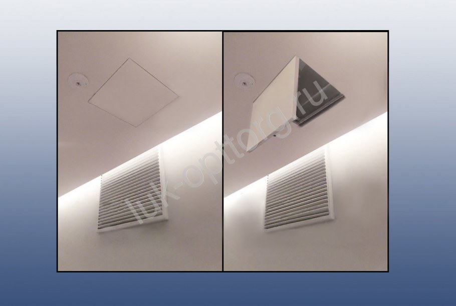 Люк под покраску Гиппократ потолочный съёмный