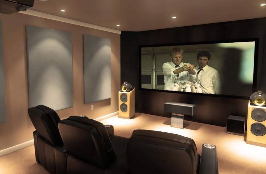 Домашний кинотеатр интерьер