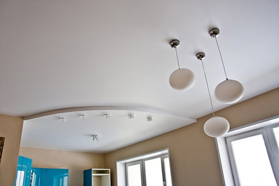 Многоуровневые натяжные потолки