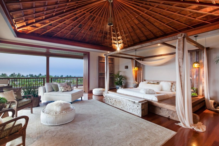 Комната в стиле бунгало