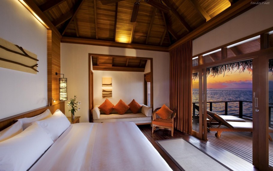 Бунгало внутри интерьер