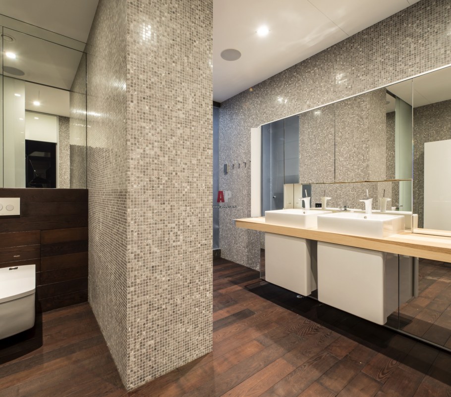 Санузел в стиле конструктивизм