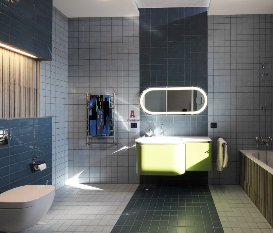 Трендовый интерьер ванной 2021 в натуральных цветах с растениями