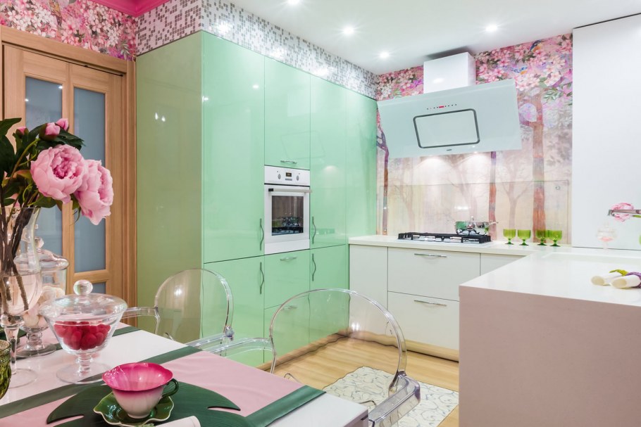 Кухни бежевого цвета