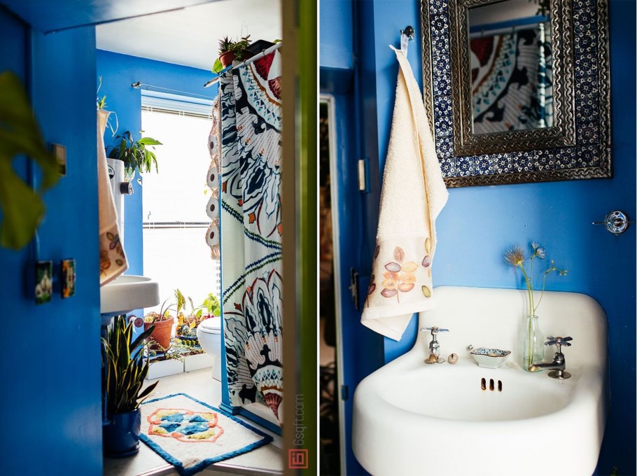 Ванная комната в стиле бохо