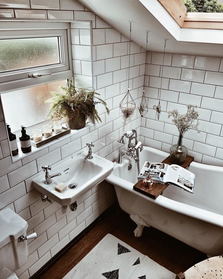 Ванная комната в стиле бохо