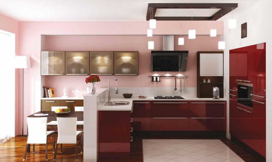 Планировка кухни с островом