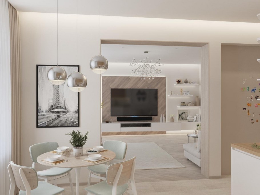 Планировка кухни с барной стойкой