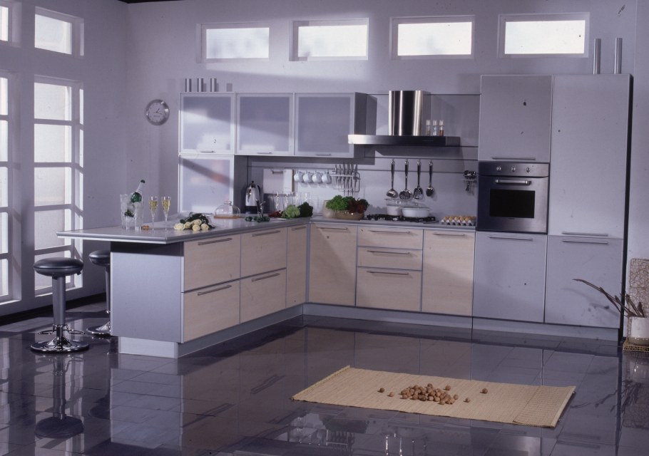 Современная островная кухня