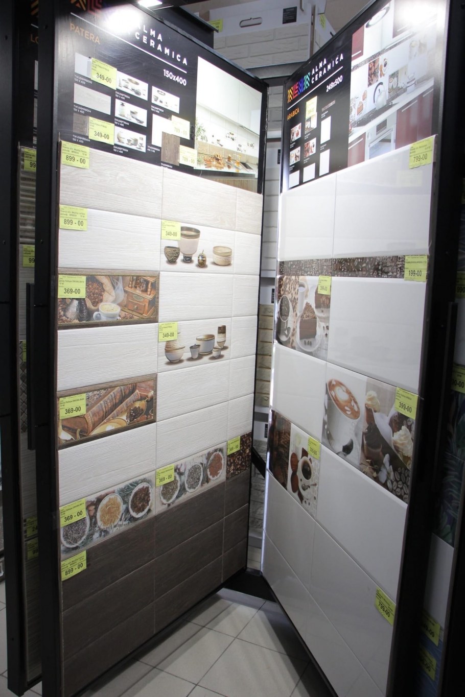 Плитка в магазине Олимп