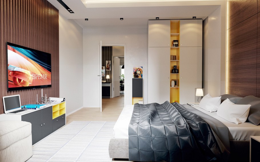 Интерьер двухуровневой квартиры