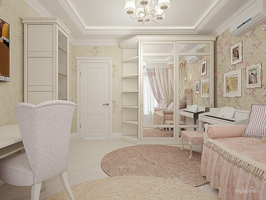 Нежная спальня для девочки