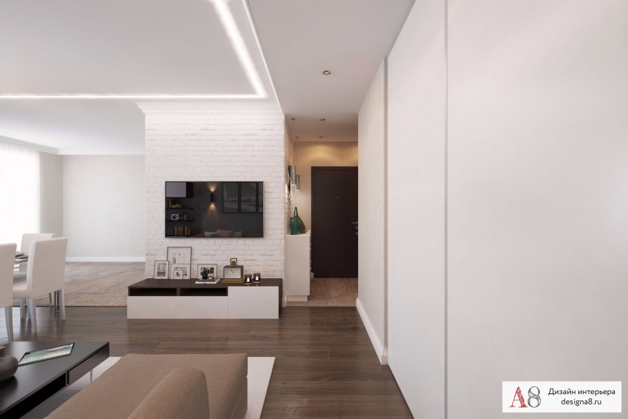 Интерьер квартиры 83 кв м