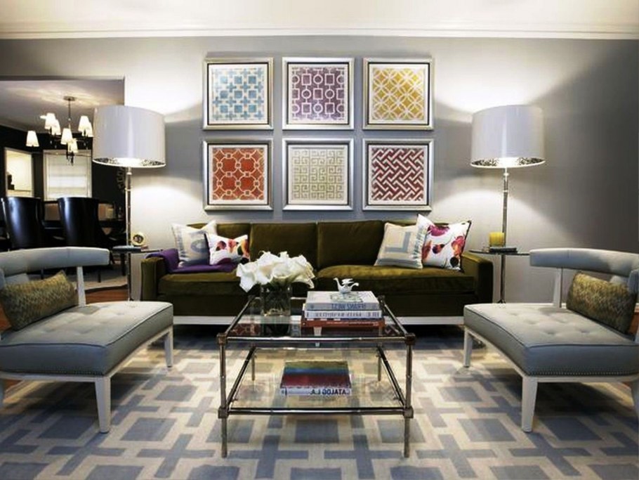 Модные оттенки стен