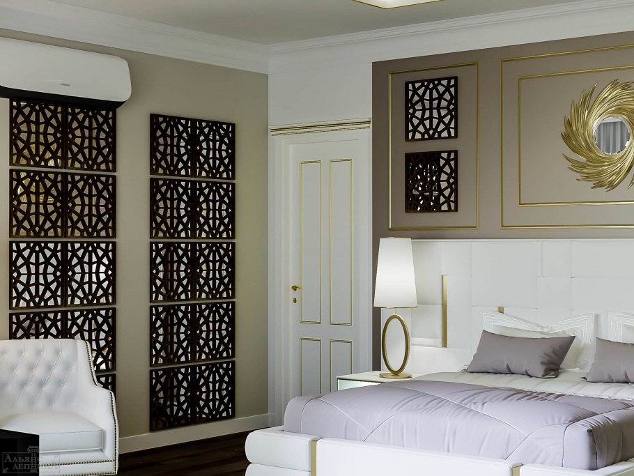 Зеркало-солнце золото "Бланш" 80 см