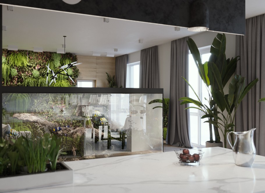 Цветы в интерьере Скандинавский стиль