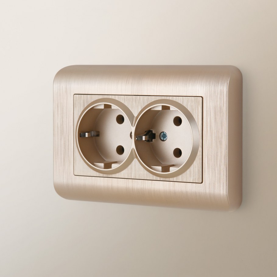 Розетка Werkel wl10-SKG-02-ip20