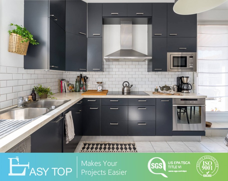 Кухонный гарнитур цвет мокрый асфальт