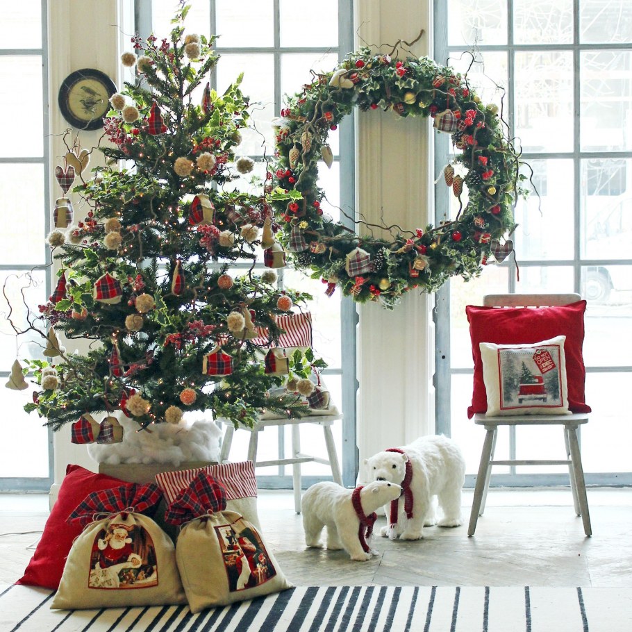 Рождественские декорации в Англии