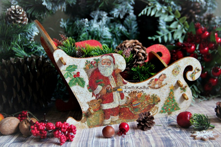 Новогодние санки