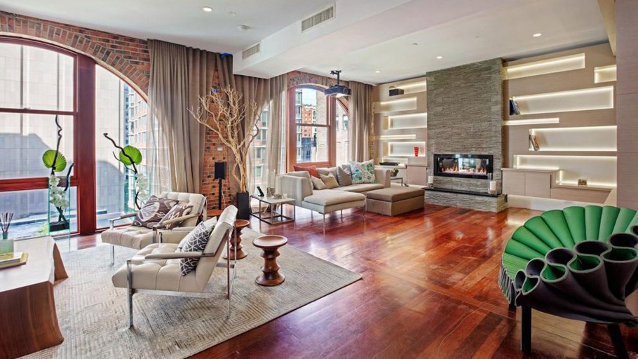 Шикарный лофт в Нью Йорке