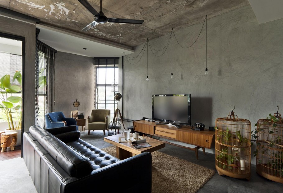 Трубы Индастриал в интерьере