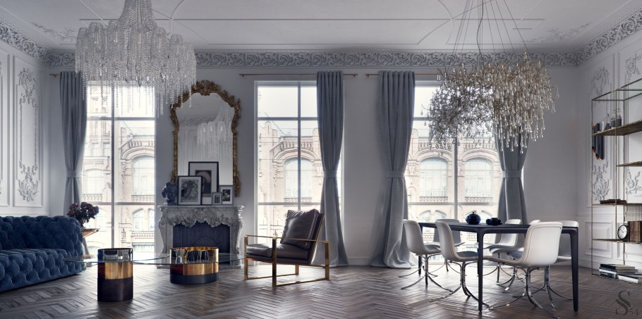 Стиль Паризьен в интерьере