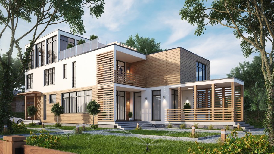 Современные дома