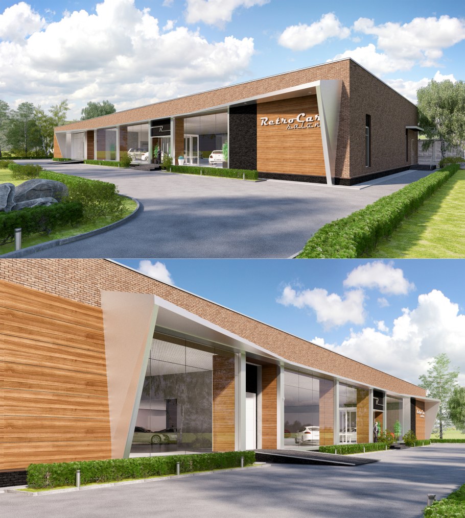 3д визуализация экстерьера