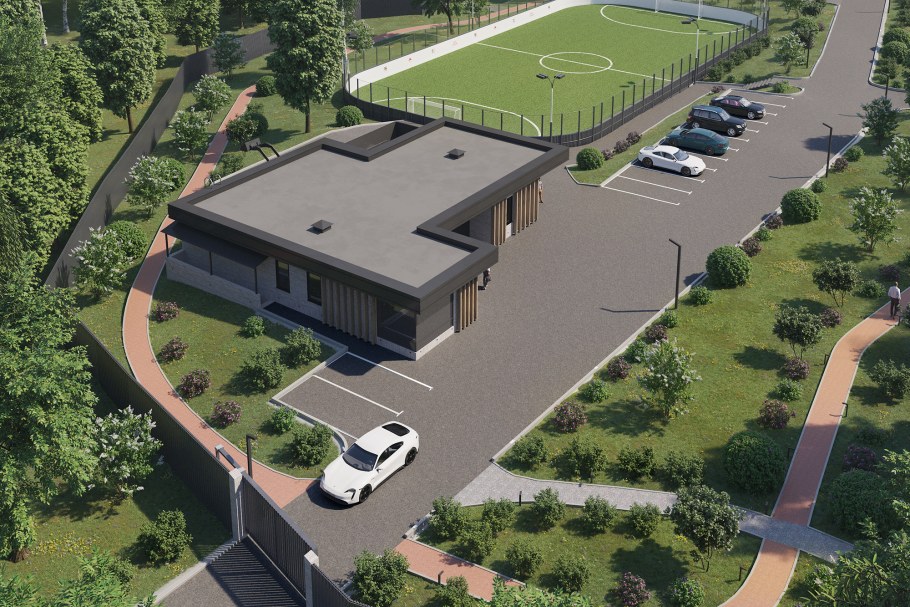 Автотехкомплекс 3d визуализация