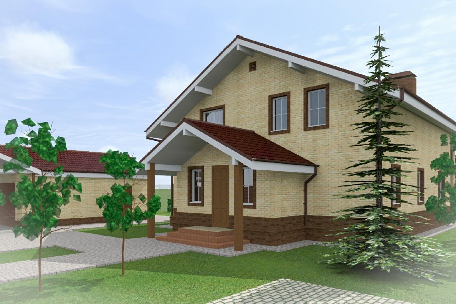 Проект частного дома Чечерский вариант