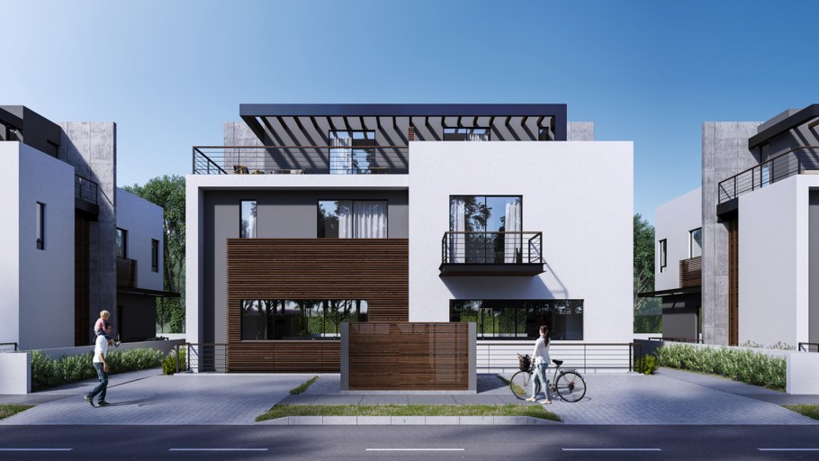 3д визуализация экстерьера