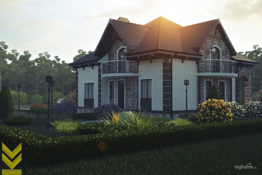 3д фасады домов