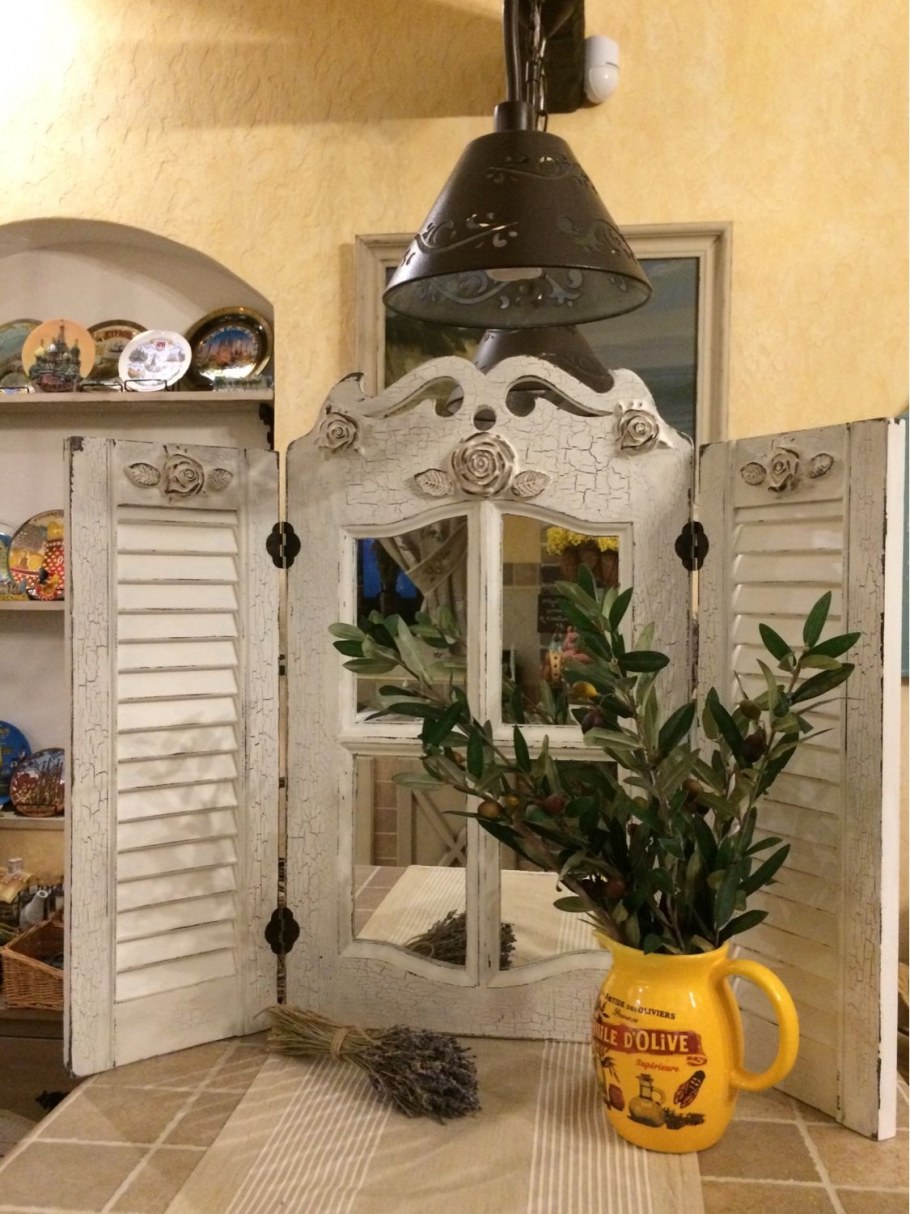 Зеркало ставни Прованс