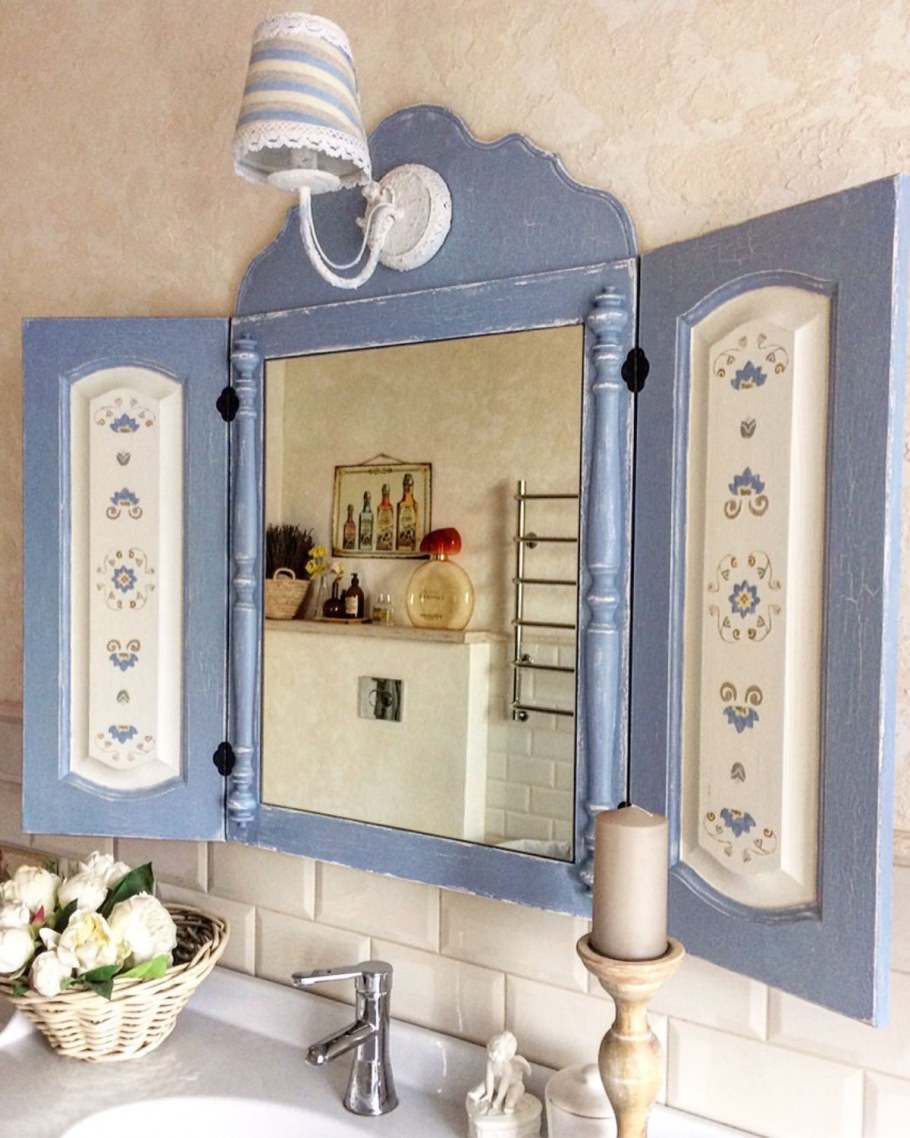 Зеркало со ставнями Прованс