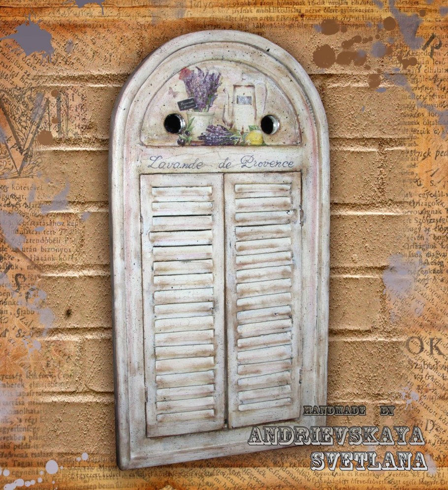 Зеркало ставни Прованс