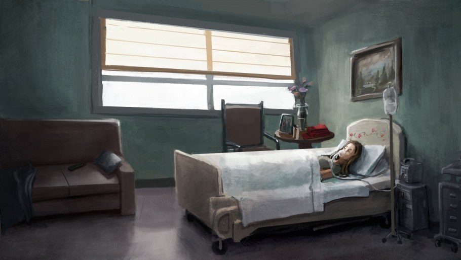 Больничная палата фон для гача лайф